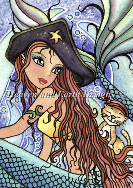 QS Kitty Mermaid Ahoy - Click Image to Close